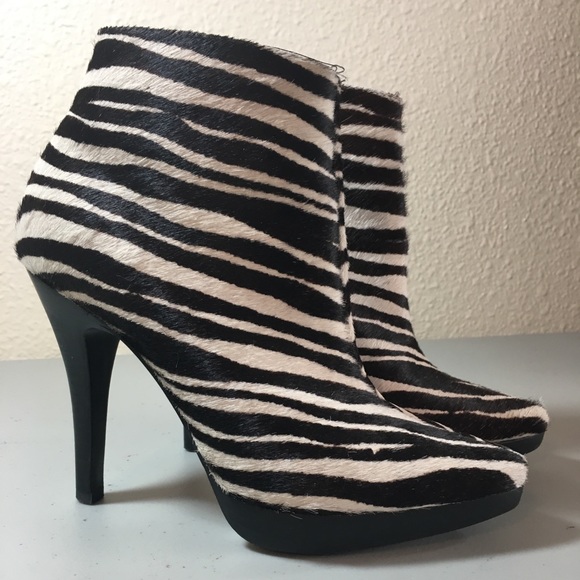 Steve Madden Shoes - Gorgeous Steve Madden zebra pony hair booties!